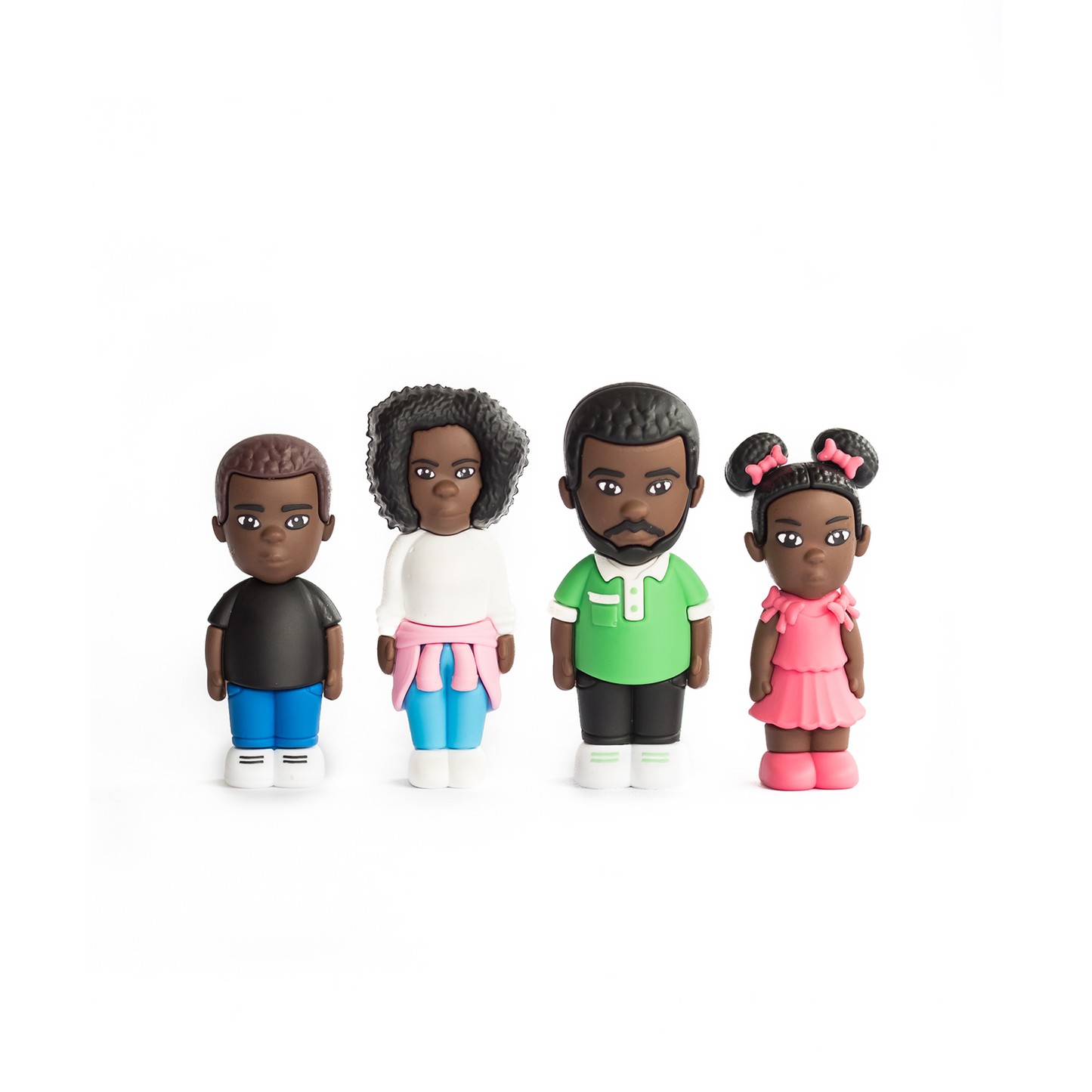 The Carlton Family - miniature dolls